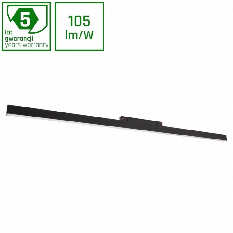 2043343.jpgOprawa liniowa LED SYSTEM SHIFT LINE L 22W 3000K 2300lm CRI90 100° na szynoprzewód 48V czarna Spectrum