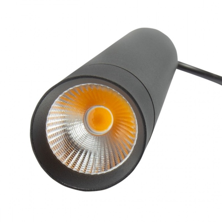 SYSTEM SHIFT - HANGIT oprawa zwis na szynoprzewód 40x297 (935mm kabel) 12W 25st czarny 5 lat gw. spód