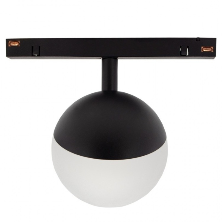 SYSTEM SHIFT - GLOBE oprawa kula na szynoprzewód 100x148mm 5W 165st czarna 5 lat gw. tył