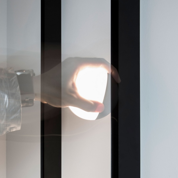 Oprawa kula LED SYSTEM SHIFT GLOBE 5W 3000K 550lm CRI90 165° na szynoprzewód 48V czarna Spectrum porównanie wielkości