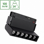 Oprawa LED SYSTEM SHIFT GRID XS 6W 4000K 600lm UGR<19 24° na szynoprzewód 48V czarna Spectrum informacje