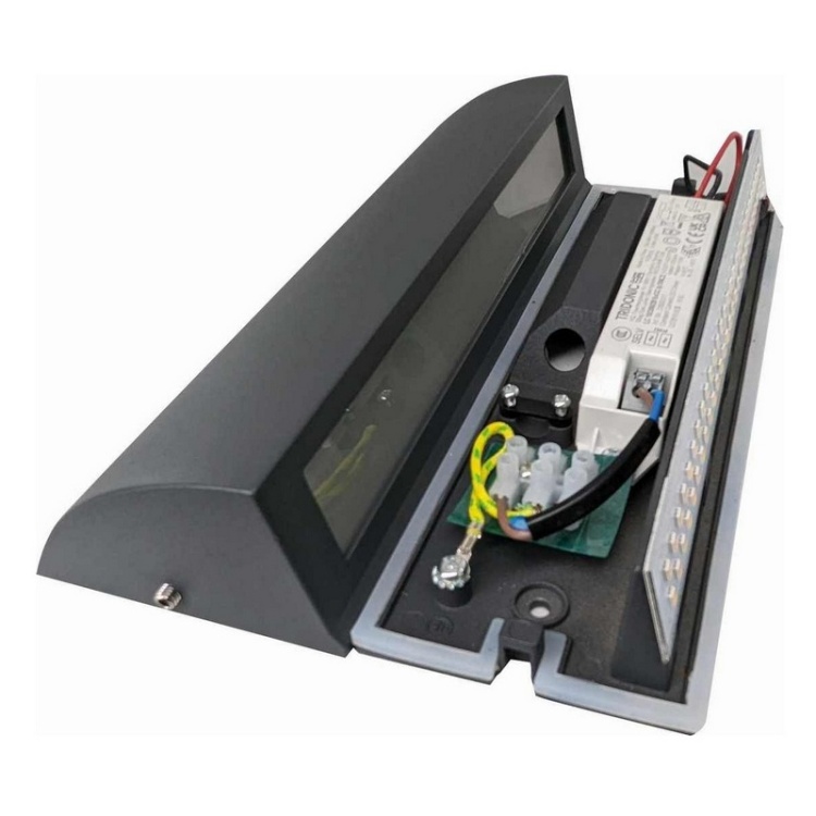 Oprawa LED elewacyjna STEP 10W 4000K 850lm antracyt Greenlux budowa