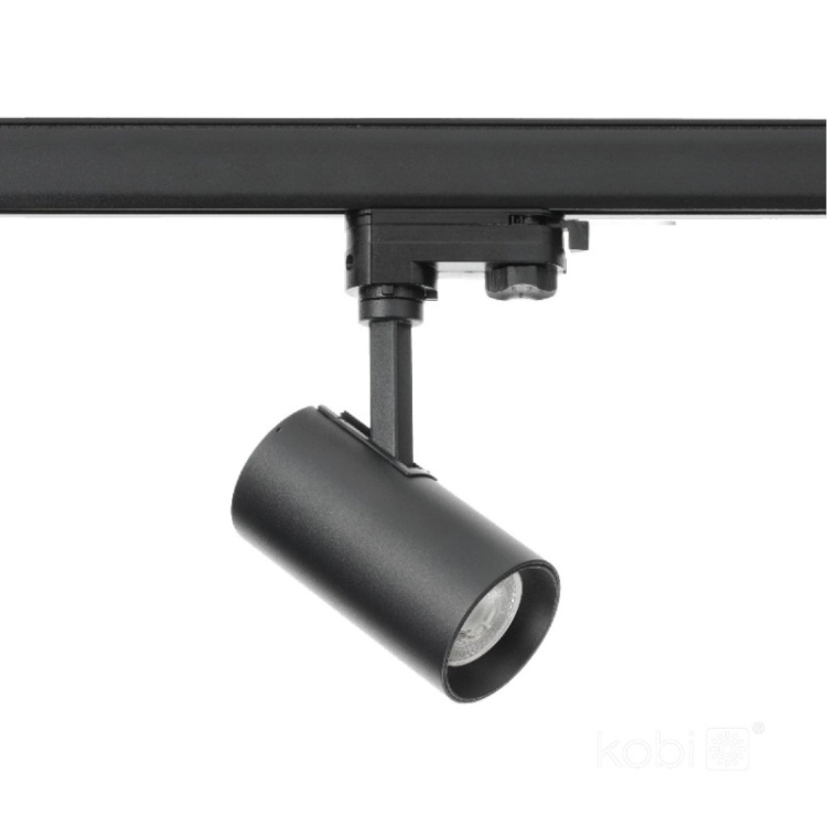 Reflektor szynowy 3-obwodowy NEXTRACK S-LINE 1xGU10 czarny Kobi