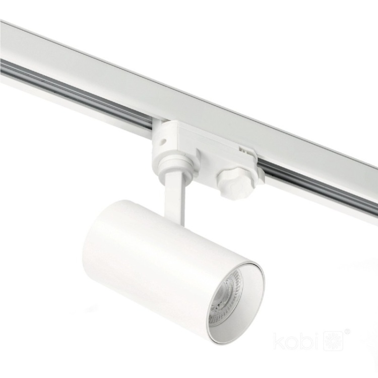 Reflektor szynowy 3-obwodowy NEXTRACK S-LINE 1xGU10 biały Kobi na szynie