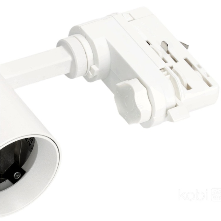 Reflektor szynowy 3-obwodowy NEXTRACK S-LINE 1xGU10 biały Kobi zbliżenie