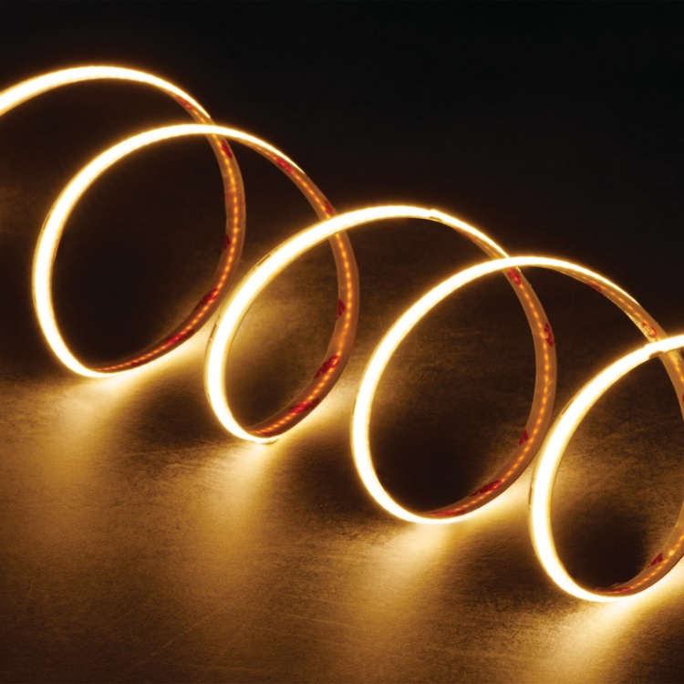 Taśma LED STRIP LCOB 24V 14W/1m CCT 2700-6500K 5m 1260lm/1m IP65 Kanlux 38438 ciepła barwa