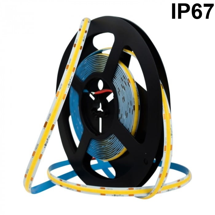 Taśma LED COB 12V 320 7W/m 3000K 735lm IP67 5m
