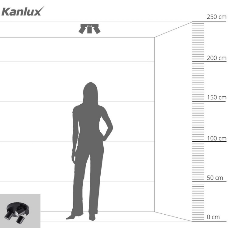 Oprawa ścienno-sufitowa LAURIN EL-3O GU10 3-punktowa okrągła biała/złota Kanlux 38967 porównanie