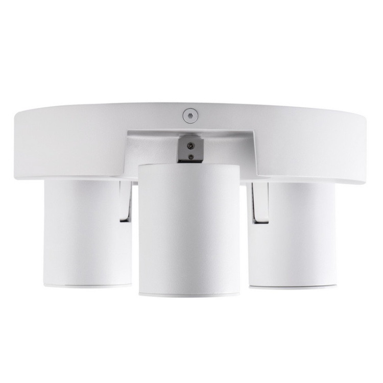 Oprawa ścienno- sufitowa 3 punktowa okrągła GU10 LAURIN EL-3O W biała KANLUX 29126