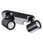 Oprawa ścienno- sufitowa 2 punktowa GU10 LAURIN EL-2I B czarna KANLUX 29123 główne zdjęcie