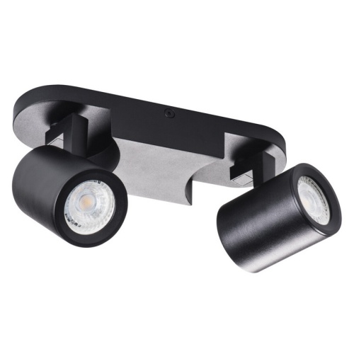 Oprawa ścienno- sufitowa 2 punktowa GU10 LAURIN EL-2I B czarna KANLUX 29123 główne zdjęcie