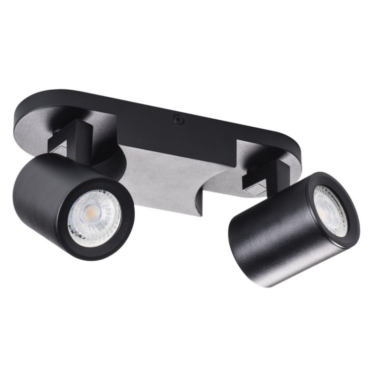Oprawa ścienno- sufitowa 2 punktowa GU10 LAURIN EL-2I B czarna KANLUX 29123 główne zdjęcie