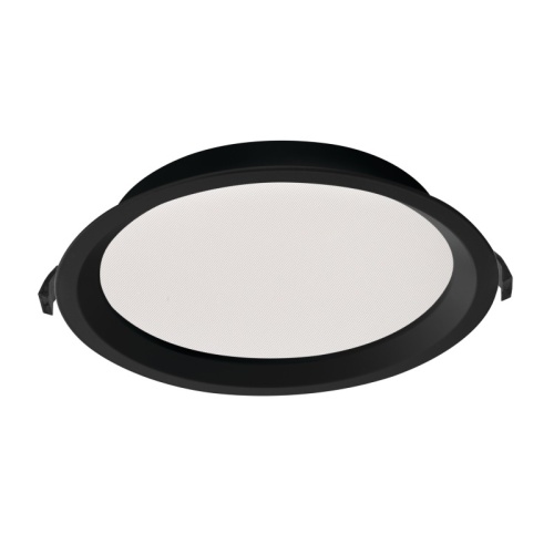 Oprawa downlight LED TIBERI CCT 29W 3260lm bez zasilacza 90° IP44/20 czarna Kanlux 26382