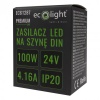 Zasilacz na szynę DIN PREMIUM 24V 100W Ecolight EC61287 opakowanie