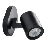 Oprawa ścienno- sufitowa 1 punktowa GU10 LAURIN EL-1O B czarna KANLUX 29121