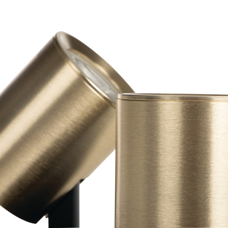 Oprawa ścienno-sufitowa LAURIN EL-1O GU10 czarna/złota Kanlux 38960 bok