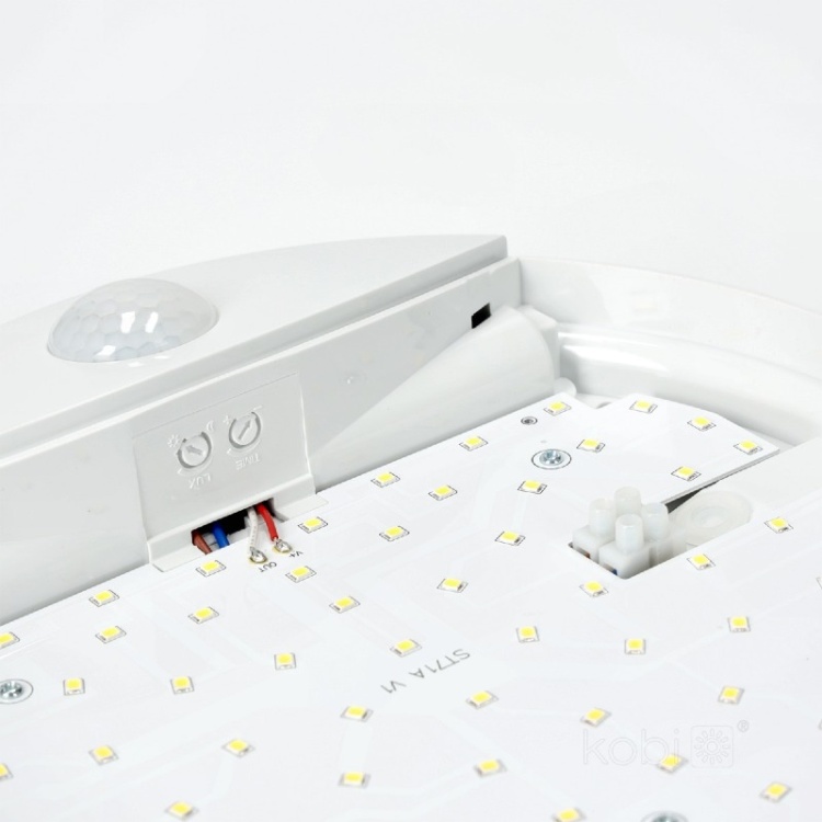 Plafon z czujnikiem ruchu LED ORBIS 10W 4000K LX IP44 Kobi Pro diody
