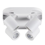 Oprawa ścienno- sufitowa 4 punktowa GU10 LAURIN EL-4O W biała KANLUX 29128