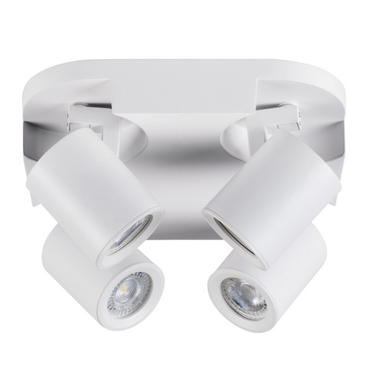 Oprawa ścienno- sufitowa 4 punktowa GU10 LAURIN EL-4O W biała KANLUX 29128