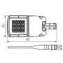 Oprawa uliczna LED PRO-S M 100W 4000K 15500lm szara IP66 IK08 Kanlux 39286 wymiary