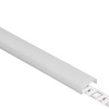 Klosz C klik mleczny do profili LED – odcinki: 1m, 2m Topmet przykładowe zdjęcie z paskiem led