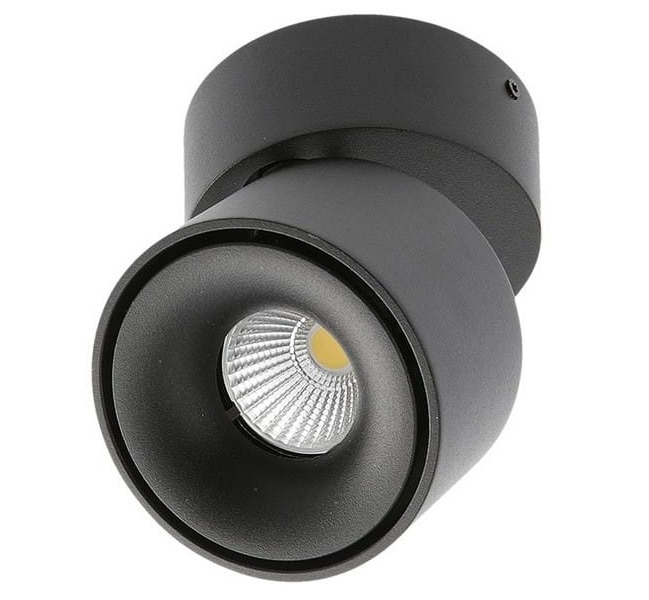 Oprawa LED BIANCO 8W 4000K 680lm IP20 36° okrągła czarny GTV