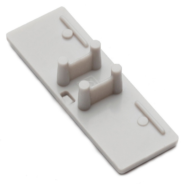 Zaślepka do profilu led BACK10 szara Topmet tył