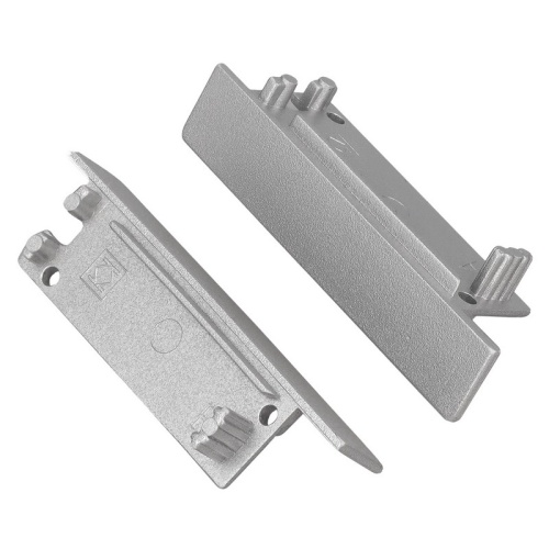 Zaślepki do profilu led FLAT8 srebrna - cena za komplet 2szt. Topmet