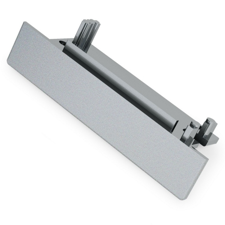 Zaślepki do profilu led FLAT8 srebrna - cena za komplet 2szt. Topmet przód