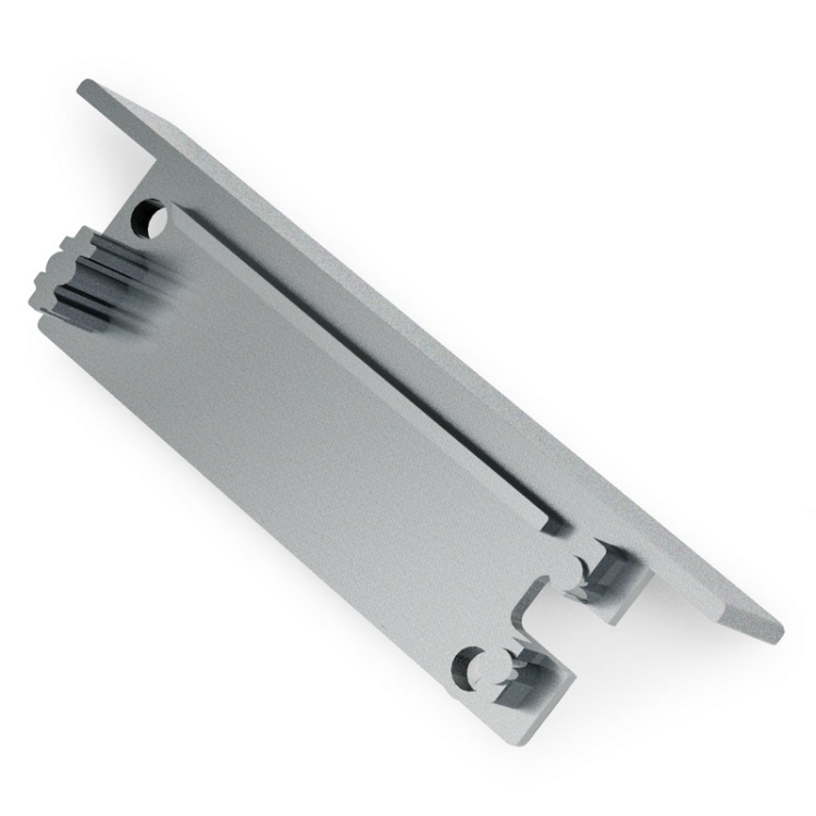 Zaślepki do profilu led FLAT8 srebrna - cena za komplet 2szt. Topmet tył