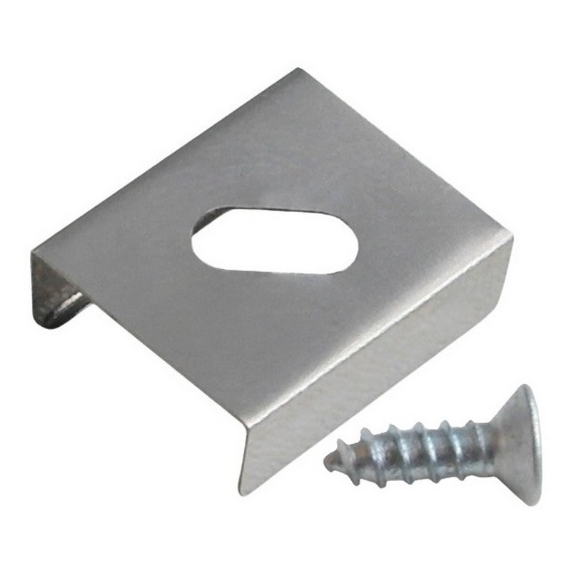 Uchwyt Z sprężysty do profilu SLIM8 inox Topmet