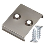 Uchwyt mocujący W sprężysty CONE do profilu led WIDE24 inox Topmet