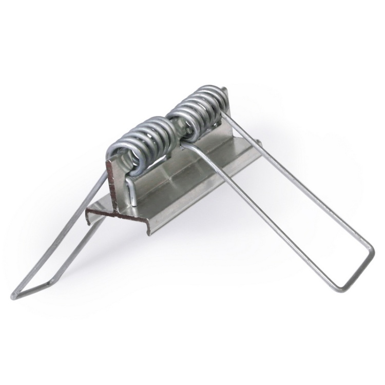 Uchwyt mocujący X sprężyna aluminium Topmet