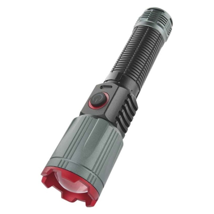 Latarka metalowa LED 1200 lm, 2200 mAh, ładowalna