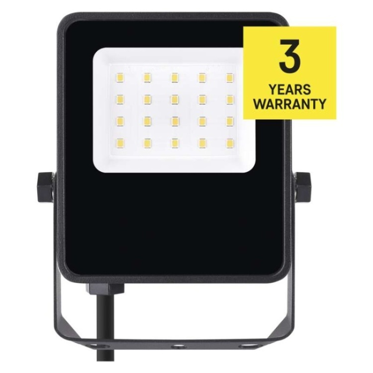 Naświetlacz LED VISIO 10W czarny neutralna biel 3 lata gwarancji