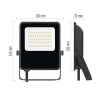 Naświetlacz LED VISIO 30W czarny neutralna biel