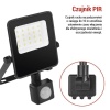 Naświetlacz LED EMOS VISIO ZS2913 10W 4000K 1500lm IP54 PIR prezentacja – EMOS