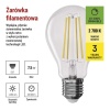 Żarówka E27 LED filament A60 7.5W=75W biała ciepła 2700K 1055lm ściemnialna EMOS