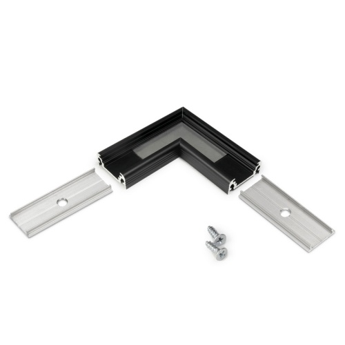 Łącznik L do profilu SURFACE10 czarny Topmet