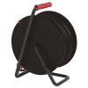 Przedłużacz zwijany gumowy P084503 4 gniazda 3×2,5 mm² 50m IP44 EMOS tył