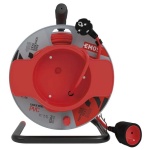 Przedłużacz zwijany P19125 1 gniazdo 3×1,5 mm² 25m EMOS front