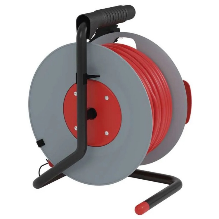 Przedłużacz zwijany P19125 1 gniazdo 3×1,5 mm² 25m EMOS tyłem