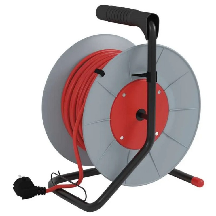 Przedłużacz bębnowy zwijany P194252 4 gniazda 3×1,0 mm² 25m EMOS tył