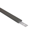 Klosz C klik czarny do profili LED – odcinki: 1m, 2m Topmet