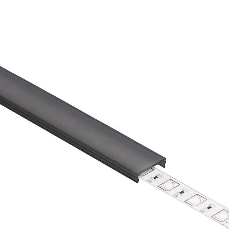 Klosz C klik czarny do profili LED – odcinki: 1m, 2m Topmet zdjęcie