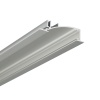 Profil LED FLAT8 srebrny anodowany odcinki: 1m, 2m Topmet