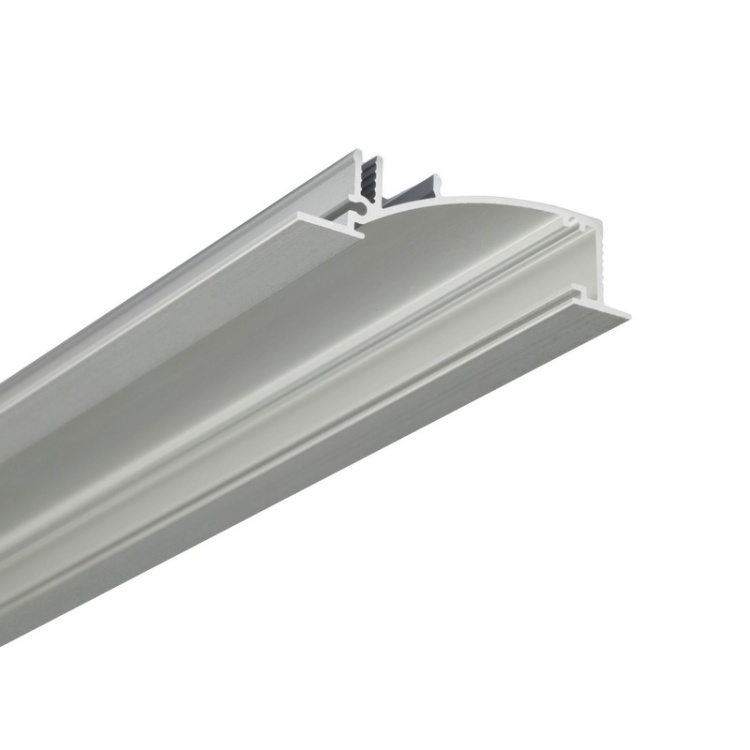 Profil LED FLAT8 srebrny anodowany odcinki: 1m, 2m Topmet