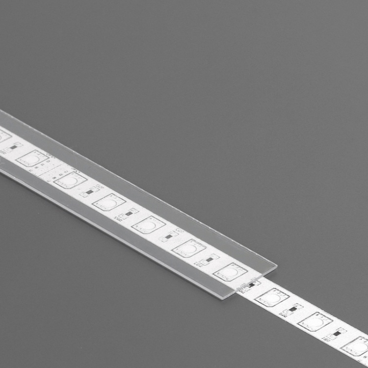 Klosz B wsuwany transparentny do profili LED – odcinki: 1, 2m Topmet zdjęcie