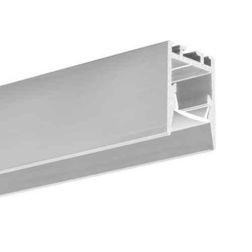 Profil LED PDS-ZMG srebrny anodowany klosz mleczny