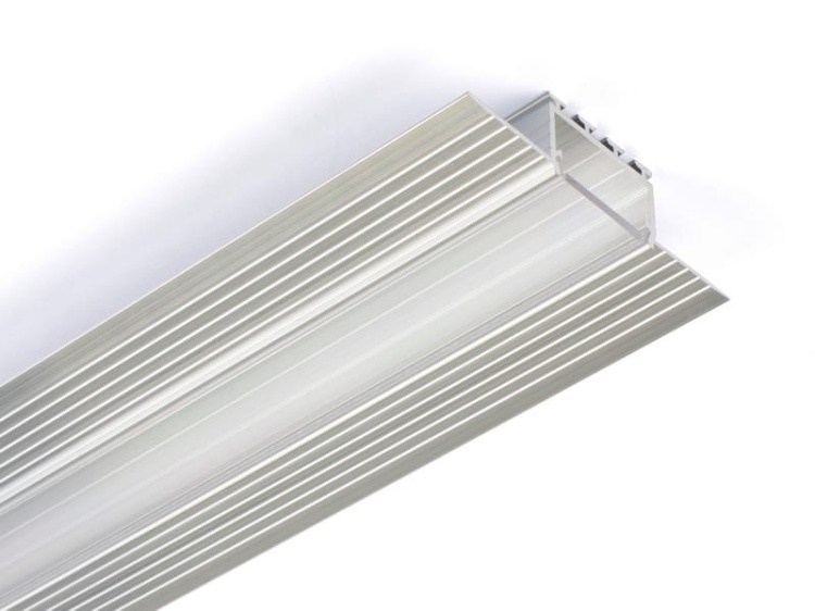 Profil montażowy KOZUS nieanodowany do płyt 16mm klosz transparentny ; odcinki: 1m, 2m, 3m KLUŚ